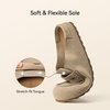 image:imageBOSTANTEN Clogs for Women Wide Width Comfortable Suede Mules with Soft Footbed and Arch Support Cute Slip On Potato Shoes02 Taupe