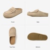 image:imageBOSTANTEN Clogs for Women Wide Width Comfortable Suede Mules with Soft Footbed and Arch Support Cute Slip On Potato Shoes02 Taupe