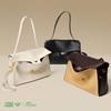 image:imageBOSTANTEN Shoulder Bag for Women Vegan Leather Purse and HandbagsApricot With Brownsuede