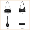 image:imageBOSTANTEN Slouchy Hobo Bag Vegan Leather Cargo Shoulder Purse for WomenBlack