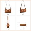 image:imageBOSTANTEN Slouchy Hobo Bag Vegan Leather Cargo Shoulder Purse for WomenBrown