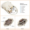 image:imageBOSTANTEN Vegan Leather Bucket Bag Drawstring Crossbody Purse for WomenBeige