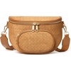 image:imageBOSTANTEN Bum Bag for Women Crossbody Bag with Adjustable Wide StrapFaux Suede Brown