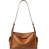 image:imageBOSTANTEN Slouchy Hobo Bag Vegan Leather Cargo Shoulder Purse for WomenBrown