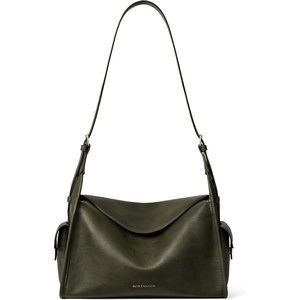 image:imageBOSTANTEN Slouchy Hobo Bag Vegan Leather Cargo Shoulder Purse for WomenGreen