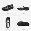 image:imageBOSTANTEN Ballet Sneakers Mary Jane Shoes Breathable Mesh Cushioned SoleBlack