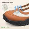 image:imageBOSTANTEN Ballet Sneakers Mary Jane Shoes Breathable Mesh Cushioned SoleBrown