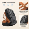 image:imageBOSTANTEN Ballet Sneakers Mary Jane Shoes Breathable Mesh Cushioned SoleBrown