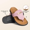 image:imageBOSTANTEN Thong Sandals for Women Wide Width for Comfortable WalkingPink