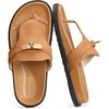image:imageBOSTANTEN Thong Sandals for Women Wide Width for Comfortable WalkingBrown